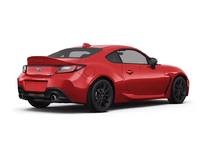 Toyota GR 86 right and back view Toyota GR 86 right and back view