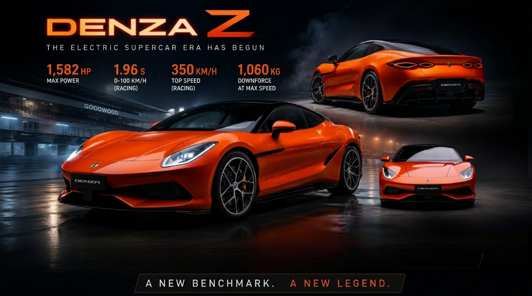 Denza Z Electric Supercar - 1,582 HP, 350 km/h, and a 2,000 HP Version Is Coming Denza Z Electric Supercar - 1,582 HP, 350 km/h, and a 2,000 HP Version Is Coming