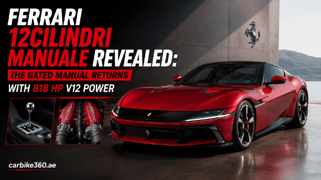 Ferrari 12Cilindri Manuale Revealed: The Gated Manual Returns With 818 HP V12 Power Ferrari 12Cilindri Manuale Revealed: The Gated Manual Returns With 818 HP V12 Power