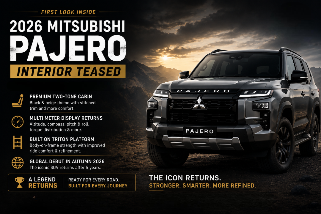 Forget Everything You Knew About the Pajero—The 2026 Interior Changes Everything Forget Everything You Knew About the Pajero—The 2026 Interior Changes Everything
