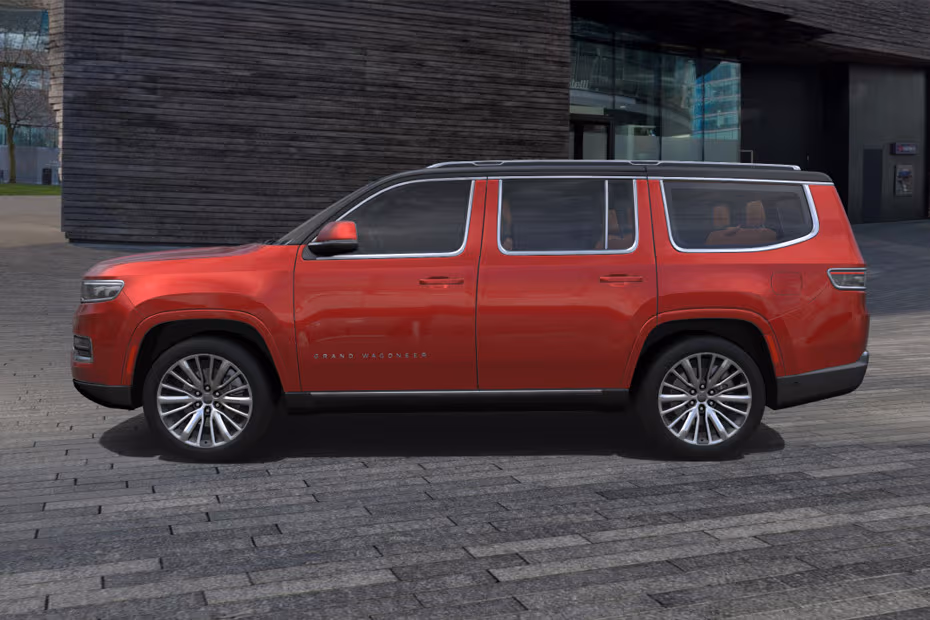 Jeep Grand Wagoneer 2026 side profile with alloy wheels Jeep Grand Wagoneer 2026 side profile with alloy wheels