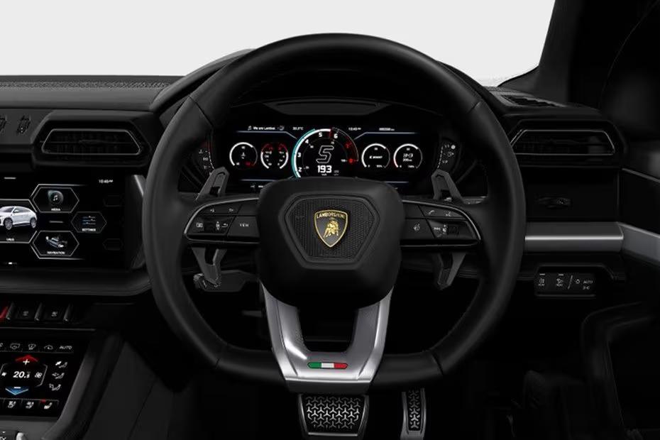 Lamborghini Urus 2026 Steering Wheel Horn Pad with Multifunction Steering Controls Lamborghini Urus 2026 Steering Wheel Horn Pad with Multifunction Steering Controls