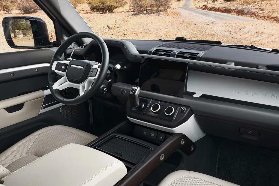 Land Rover DEFENDER 130 2026 Dashboard layout with dual integrated displays Land Rover DEFENDER 130 2026 Dashboard layout with dual integrated displays