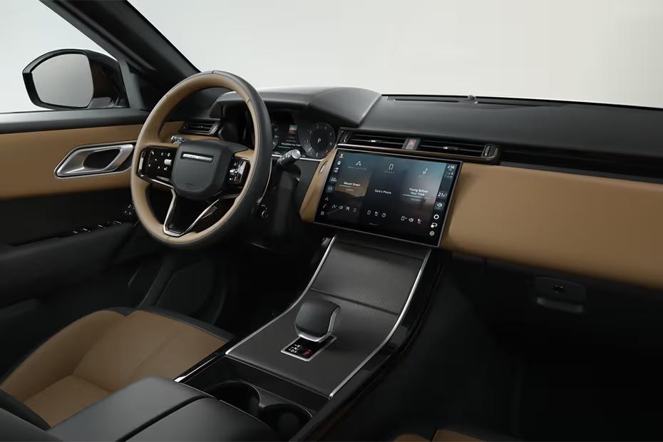 Land Rover Range Rover Velar 2026 Dashboard layout with dual integrated displays Land Rover Range Rover Velar 2026 Dashboard layout with dual integrated displays