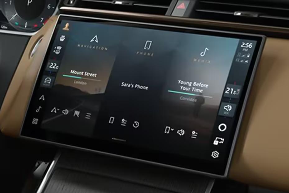 Land Rover Range Rover Velar 2026 Floating touchscreen infotainment system Land Rover Range Rover Velar 2026 Floating touchscreen infotainment system