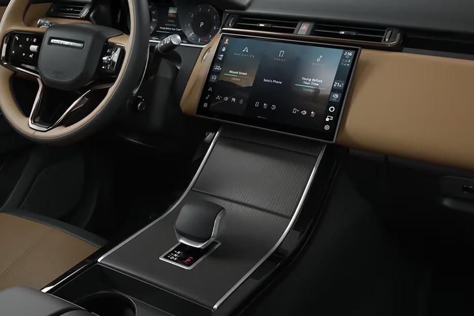 Land Rover Range Rover Velar 2026 Interior centre console storage compartment Land Rover Range Rover Velar 2026 Interior centre console storage compartment