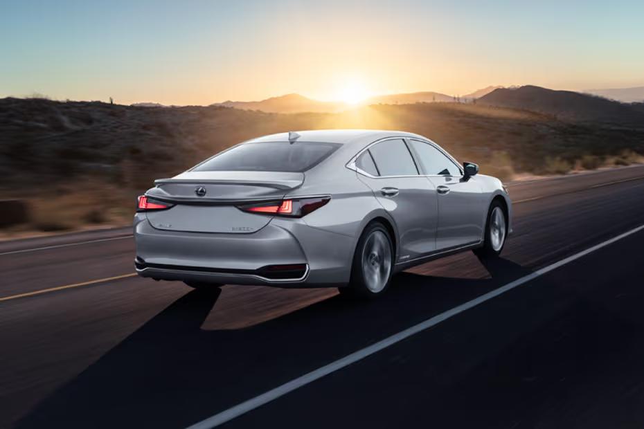 Lexus ES 2026 Sonic Quartz Rear Angle View Lexus ES 2026 Sonic Quartz Rear Angle View