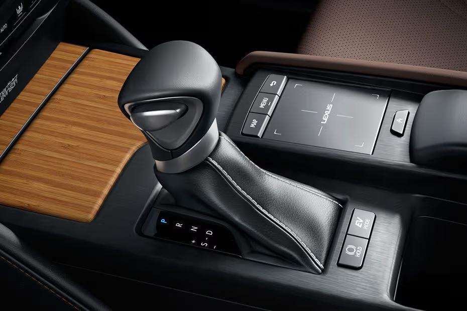 Lexus ES Hybrid 2026 Sedan interior gear selector shifter console Lexus ES Hybrid 2026 Sedan interior gear selector shifter console