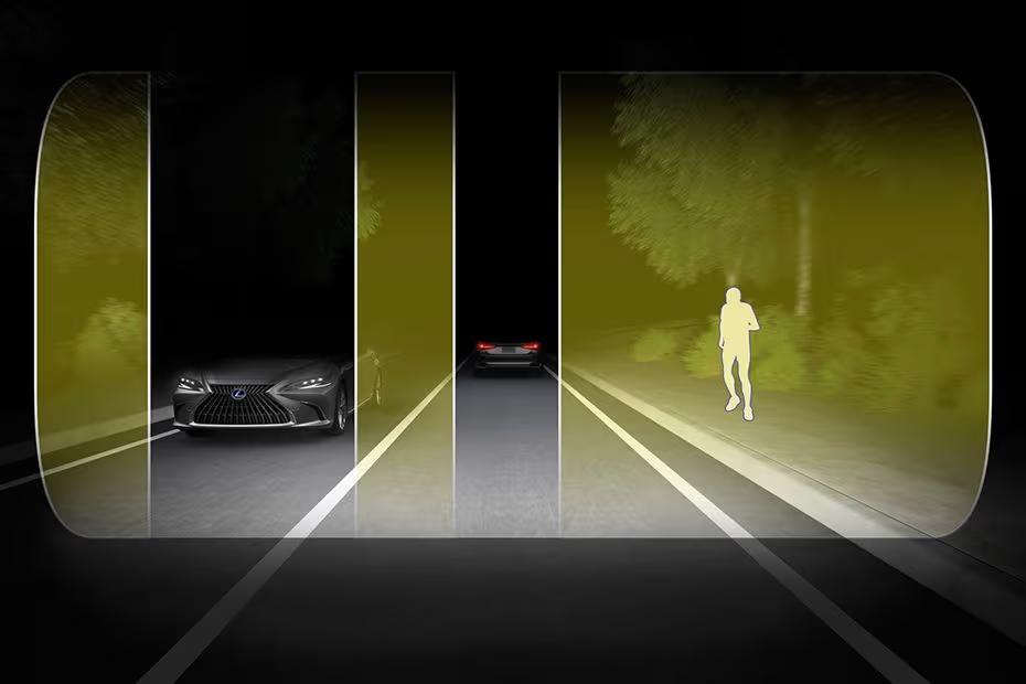 Lexus ES Hybrid 2026 Sedan Parking Assist View Lexus ES Hybrid 2026 Sedan Parking Assist View