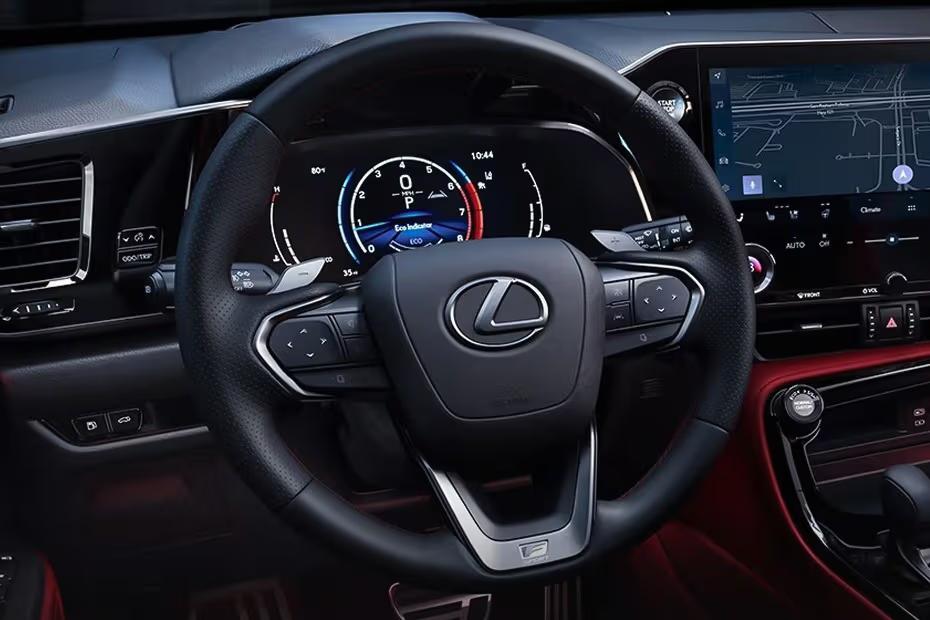 Lexus IS 2026 steering wheel controls with media buttons and scroll wheel Lexus IS 2026 steering wheel controls with media buttons and scroll wheel