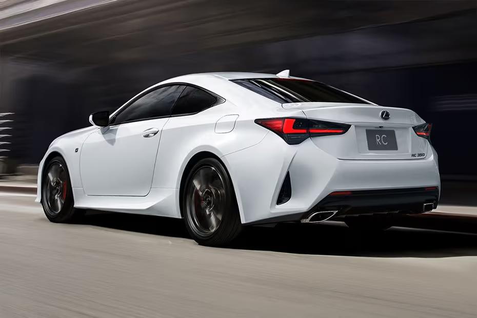 Lexus RC 2026 Coupe White Rear Right Side View Lexus RC 2026 Coupe White Rear Right Side View