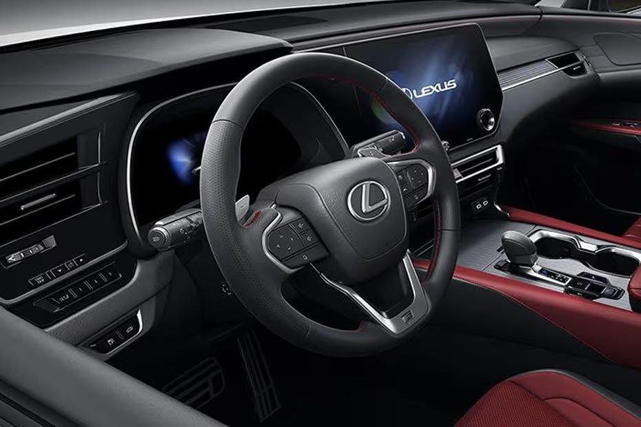 Lexus RX 2026 dashboard with steering wheel Lexus RX 2026 dashboard with steering wheel