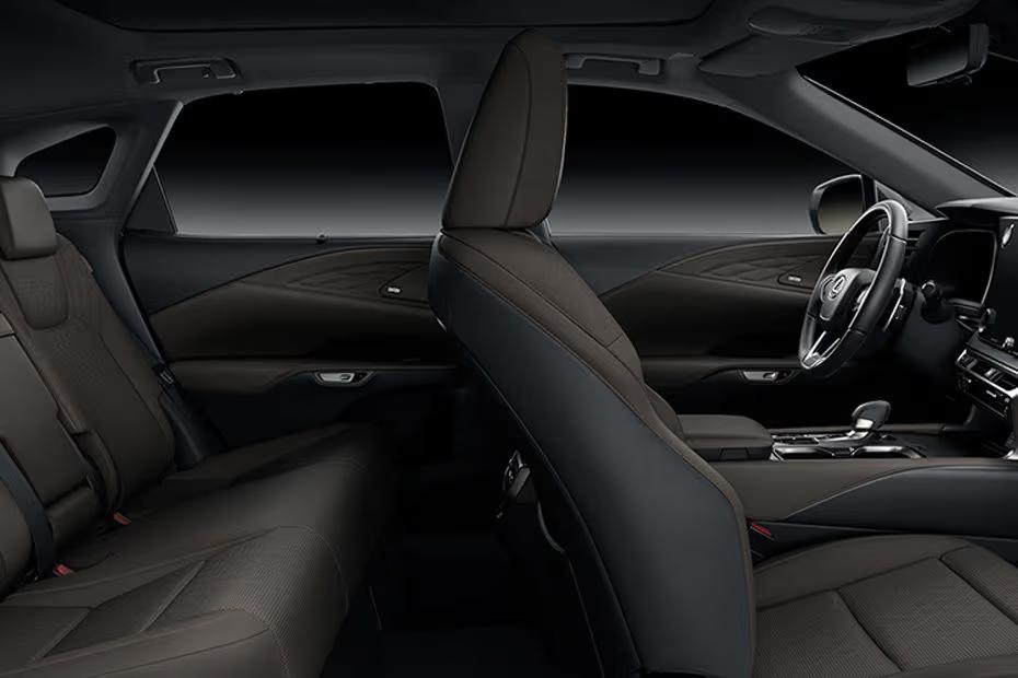 Lexus RX 2026 front rear seats view together Lexus RX 2026 front rear seats view together