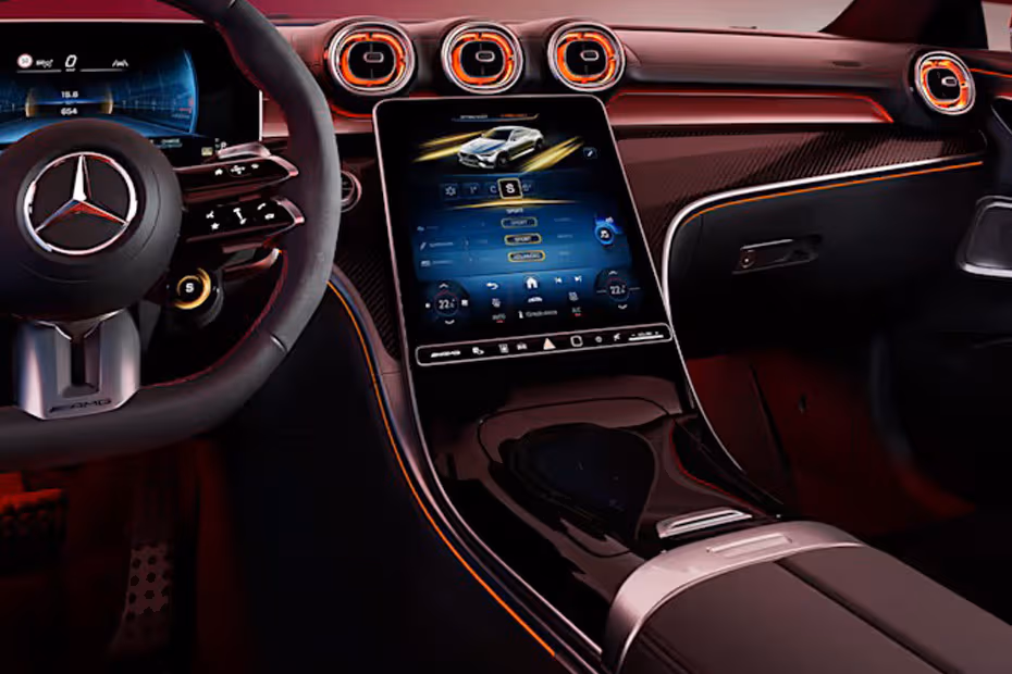Mercedes-Benz AMG CLE 2026 Deep Storage Space Inside the Centre Console Mercedes-Benz AMG CLE 2026 Deep Storage Space Inside the Centre Console