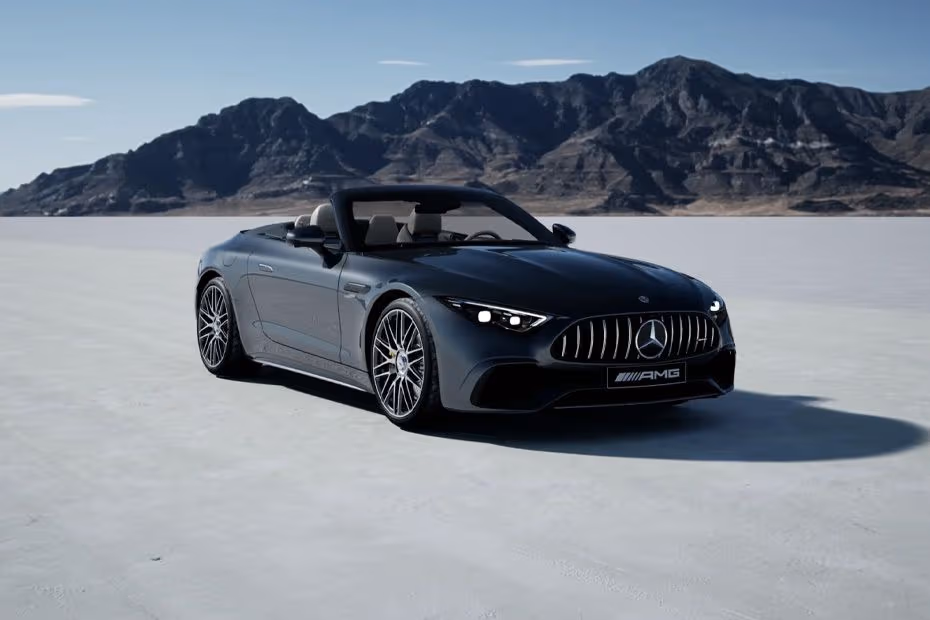 Mercedes-Benz AMG SL 2026 Front Left Perspective View Mercedes-Benz AMG SL 2026 Front Left Perspective View