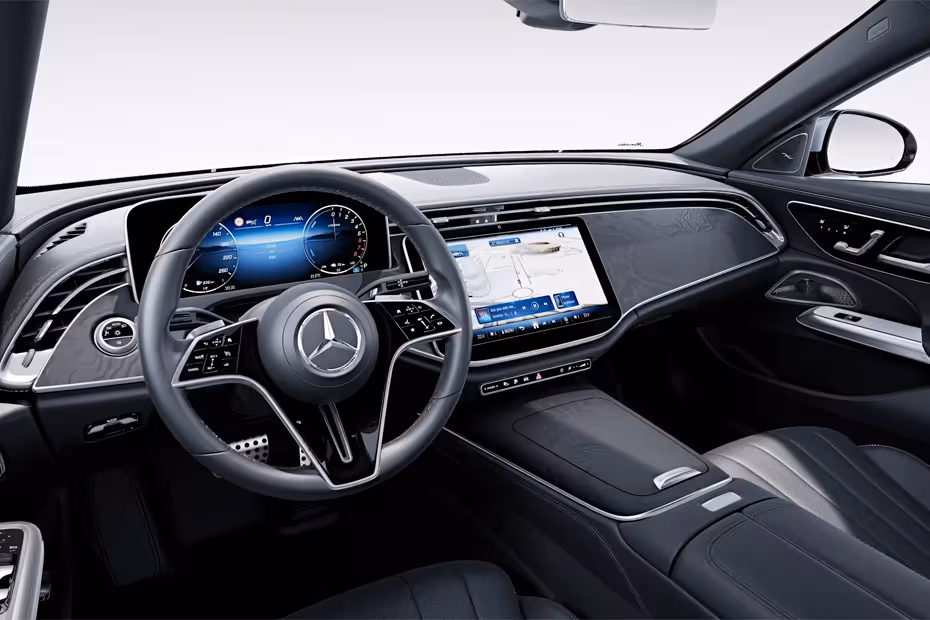 Mercedes-Benz E-Class Sedan 2026 Dashboard Layout with Dual Integrated Displays Mercedes-Benz E-Class Sedan 2026 Dashboard Layout with Dual Integrated Displays