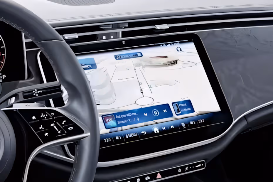 Mercedes-Benz E-Class Sedan 2026 Floating Touchscreen Infotainment System Mercedes-Benz E-Class Sedan 2026 Floating Touchscreen Infotainment System