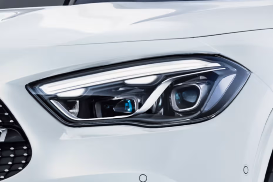 Mercedes-Benz GLA-Class 2026 Headlight Close-up With Integrated LED DRLs Mercedes-Benz GLA-Class 2026 Headlight Close-up With Integrated LED DRLs