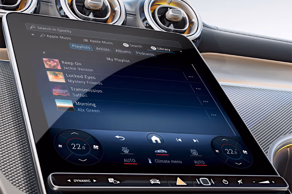Mercedes-Benz GLC-Class Coupe 2026 Floating Touchscreen Infotainment System Mercedes-Benz GLC-Class Coupe 2026 Floating Touchscreen Infotainment System