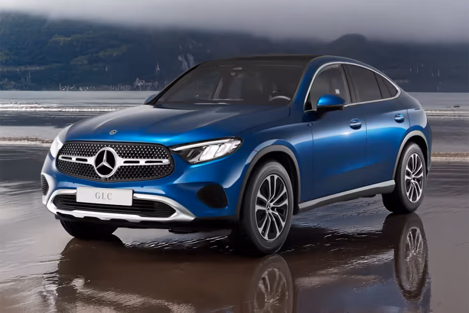 Mercedes-Benz GLC-Class Coupe 2026 Front Left Perspective View Mercedes-Benz GLC-Class Coupe 2026 Front Left Perspective View