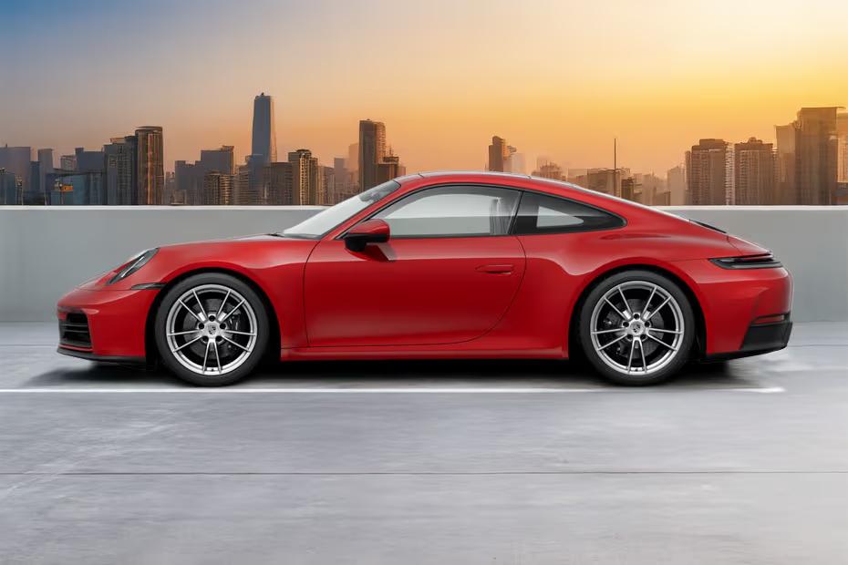 Porsche 911 2026 Left side profile with alloy wheels Porsche 911 2026 Left side profile with alloy wheels