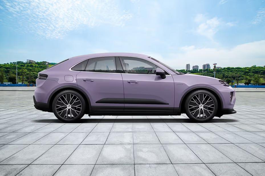 Porsche Macan Electric 2026 Right Side Profile with Alloy Wheels Porsche Macan Electric 2026 Right Side Profile with Alloy Wheels