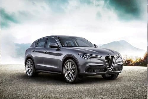 Alfa Romeo Stelvio Right Side Front View Alfa Romeo Stelvio Right Side Front View