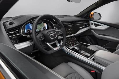 Audi Q8 Dashboard Side View Audi Q8 Dashboard Side View