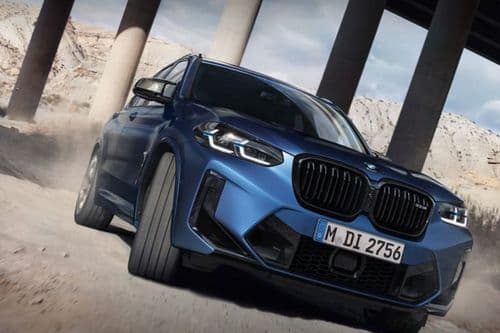 BMW X3 M Left Side Front View BMW X3 M Left Side Front View