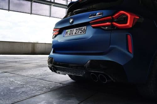 BMW X3 M Right Side Rear View BMW X3 M Right Side Rear View