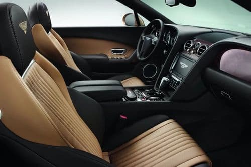 Bentley Continental GT Convertible Seat Side View Bentley Continental GT Convertible Seat Side View