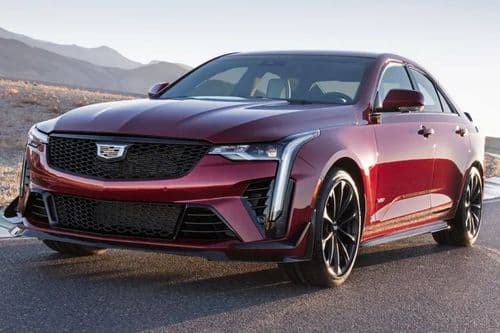 Cadillac CT4-V Blackwing Left Side View Cadillac CT4-V Blackwing Left Side View