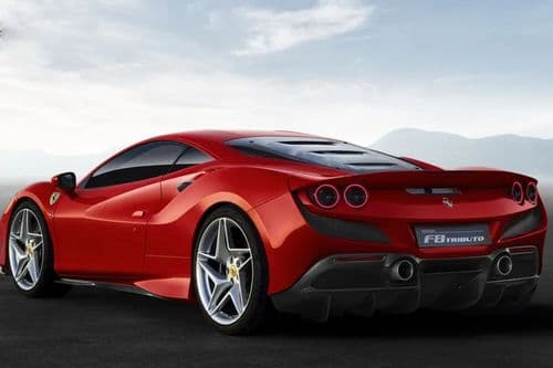 Ferrari F8 Tributo Left Side Rear View Ferrari F8 Tributo Left Side Rear View