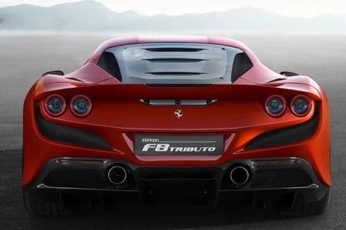 Ferrari F8 Tributo Rear View Ferrari F8 Tributo Rear View