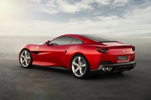 Ferrari Portofino M Left Side Rear View Ferrari Portofino M Left Side Rear View