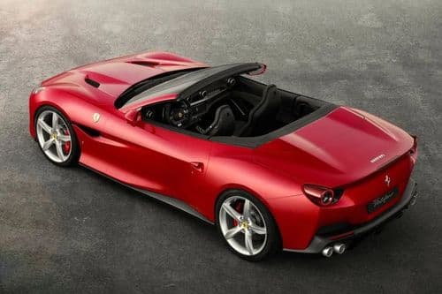 Ferrari Portofino M Left Side Rear View Ferrari Portofino M Left Side Rear View