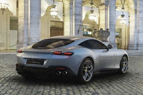 Ferrari Roma Right Side Rear View Ferrari Roma Right Side Rear View