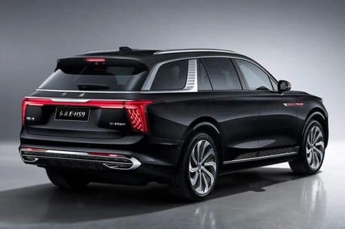 Hongqi E-HS9 Back Side View Hongqi E-HS9 Back Side View