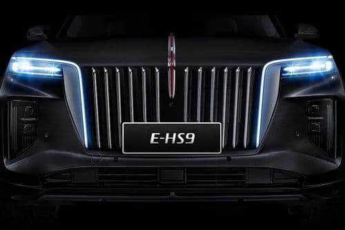 Hongqi E-HS9 Front Side View Hongqi E-HS9 Front Side View