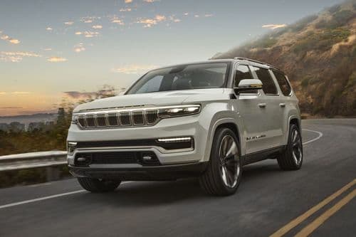 Jeep Grand Wagoneer Left Side View Jeep Grand Wagoneer Left Side View