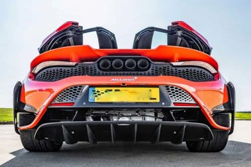 McLaren 765LT Back Side View McLaren 765LT Back Side View