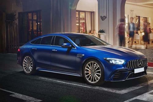 Mercedes-Benz GT 4 Door Coupe Right Side Front View Mercedes-Benz GT 4 Door Coupe Right Side Front View