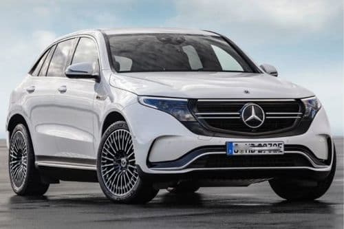 Mercedes-Benz EQC Right Side Front View Mercedes-Benz EQC Right Side Front View