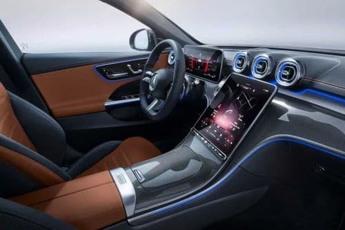 Mercedes-Benz C-Class Front Seat View Mercedes-Benz C-Class Front Seat View