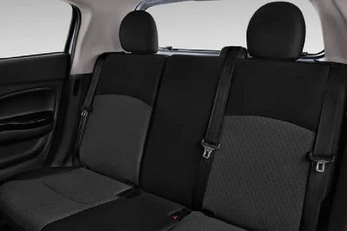 Mitsubishi Mirage 2024 Rear Seat View Mitsubishi Mirage 2024 Rear Seat View