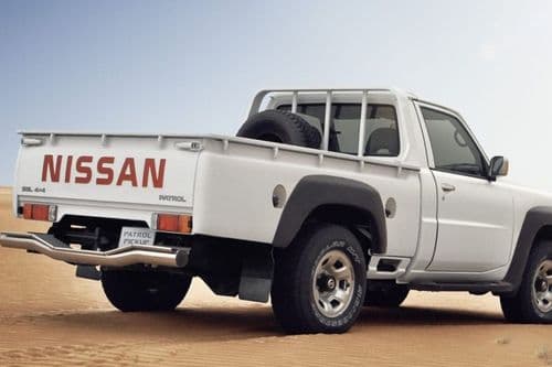 Nissan Patrol Pickup Rear View Nissan Patrol Pickup Rear View