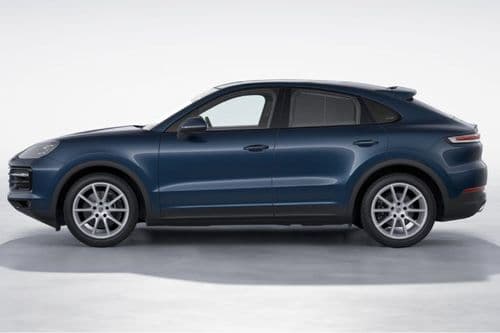 Porsche Cayenne Coupe Left Side View Porsche Cayenne Coupe Left Side View