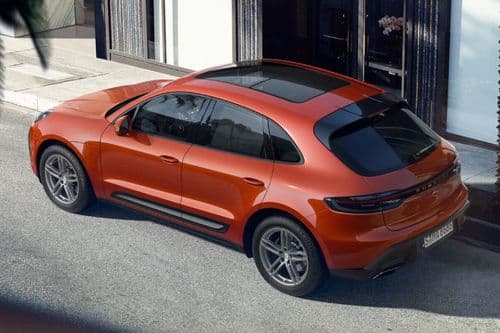 Porsche Macan Left Side View Porsche Macan Left Side View