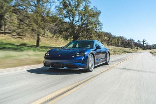 Porsche Taycan Cross Turismo Left Side View Porsche Taycan Cross Turismo Left Side View