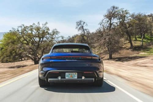 Porsche Taycan Cross Turismo Rear View Porsche Taycan Cross Turismo Rear View